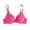 Hot Pink, variant on AHTJRT Women's Full Coverage Bras Supportive Comfy Soft Bralettes Wtih Adjustable Straps Racerbacks Seamless Tshirt Bra Hot Pink L