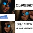 thumbnail image 2 of Gafas de sol Joopin Semi Rimless Polarizadas UV400 Azul Espejado, 2 of 6