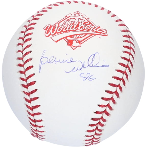 Bernie Williams New York Yankees Autographed 1996 World Series Logo Baseball - Fanatics Authentic Certified