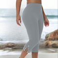 thumbnail image 4 of BUIGTTKLOP Capri Leggings for Women Seamless High Waisted Leggings for Gym Yoga Workout Stretchy Dailywear Tights, 4 of 6