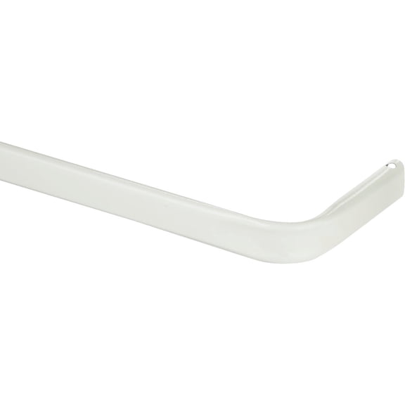 Levolor A7004213283 Heavy Duty Curtain Rod, 26-to-45-Inch Width, White