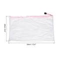 thumbnail image 2 of Unique Bargains A4 Zip File Pouch Document Folders Mesh Zipper Bags, Pink, 12 Pack, 2 of 5