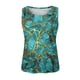 thumbnail image 4 of Prolriy Tops de verano para mujer 2024 Camisetas sin mangas para mujer Camisetas de verano Sin mangas Casual Suelto Estampado Túnica Blusas Camiseta sin mangas para mujer Tops de mujer Verde M, 4 of 4