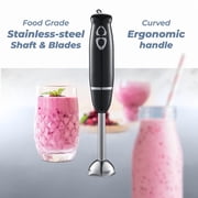 Elite Cuisine EHB1515 2-speed 500W Hand Blender with Detachable Wand