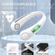 thumbnail image 3 of Portable Neck Fan, Hand Free Personal Fan, USB Rechargeable Neckband Mini Fan, Bladeless Fans, 3 of 5