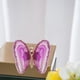 thumbnail image 3 of Figuritas decorativas de mariposa de Natural, artesanías, estatua para oficina, dormitorio, escritorio, adornos para césped interior, ilustraciones Rosado perfke Figura de escritorio de ágata, 3 of 8