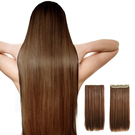 Long Hair Extensions 23 Inches for Fuller Hair Easy to Wear and Style Combination for Natural