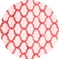 thumbnail image 1 of Ahgly Company Indoor Round Trellis Red Contemporary Area Rugs, 3' Round, 1 of 4