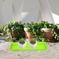 thumbnail image 4 of MOVTOTOP 10Pcs Rectangular Planter Tray Plastic Flower Pot Tray Plant Saucer Tray Plastic Reusable Bonsai Pot Saucer, 4 of 7
