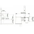 thumbnail image 4 of CLEARANCE! Wall Mount Widespread Bathroom Faucet, 4 of 8
