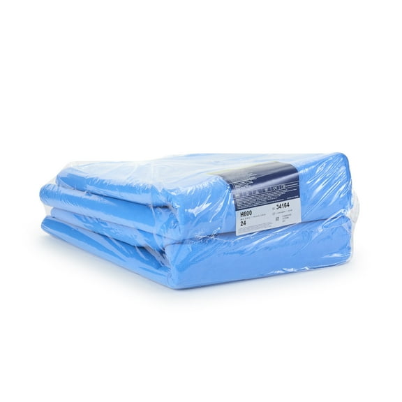 QUICK CHECK* H600 Sterilization Wrap Dual Layer White Blue 45 X 45 Inch 48 Ct