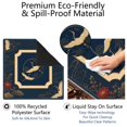 thumbnail image 4 of Navy Crane Floral Mahjong Mat 31.5x31.5 Inch | Non-Slip And Noise Reduction Mah Jong Table Mat Cover with Carrying Bag For Mahjong Lovers, Poker, Board Games And Dominoes, 4 of 7