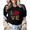 Black, variant on Valentine's Day Leopard Print Love Graphic Tees Womans Tshirt Black White S-5XL Tops