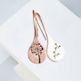 thumbnail image 3 of Nature Inspiration Earrings For Women, Sliver Golden And Rose Golden, 3 of 6