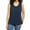 Navy Seas, variant on Women's Sleeveless Top (Navy Seas,M)