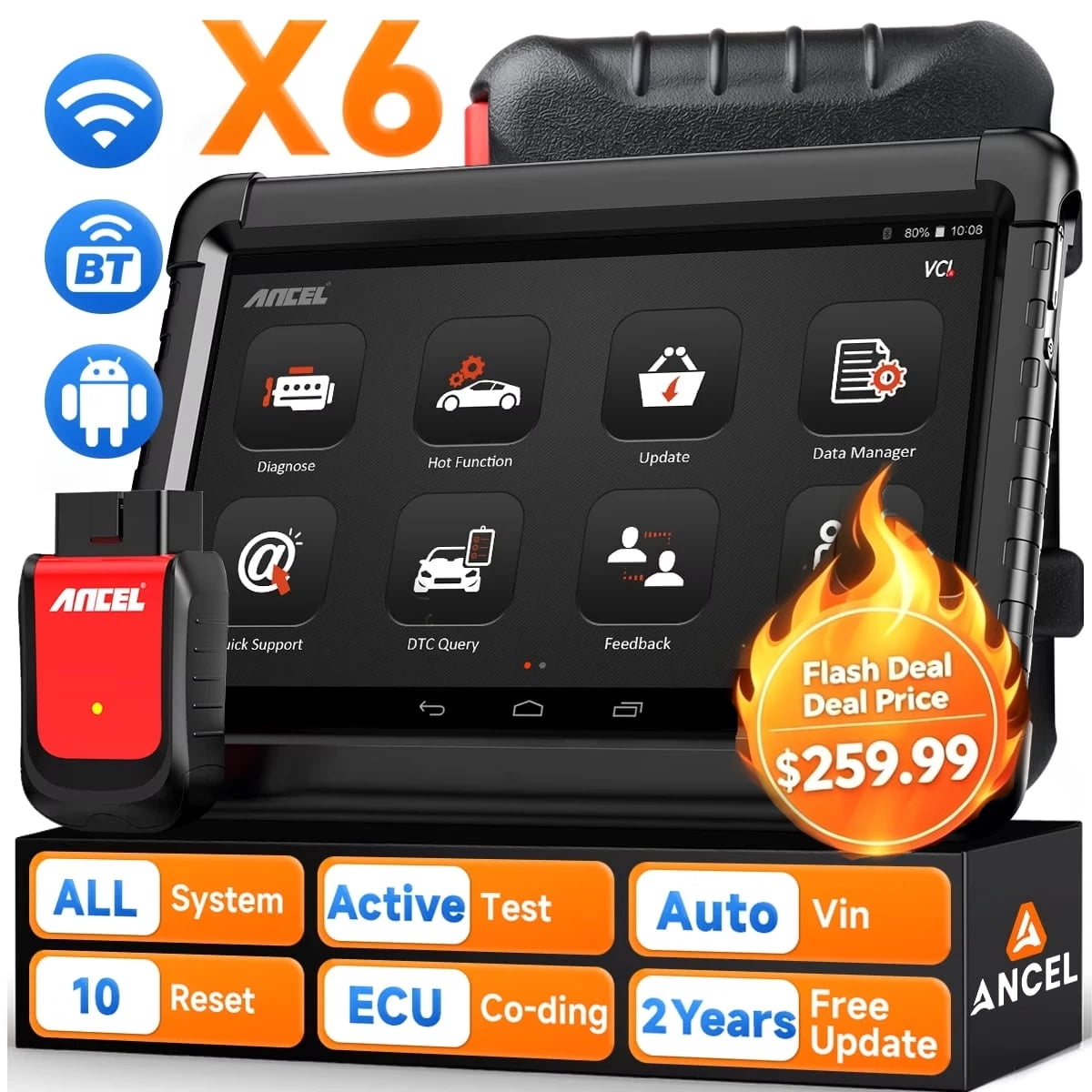 FOXWELL GT60 Advanced Automotive Diagnostic Tool Car Scanner All
