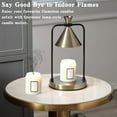 thumbnail image 2 of Candle Warmer Lamp with Timer, Dimmable Candle Light Electric Candle Warmer Compatible with Various Candles, Candle Holders for Home Decor, Gifts for Mothers Day/Birthday/House Warming, 2 of 6
