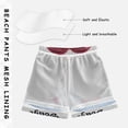 thumbnail image 3 of FORMRS Boys Swim Trunks Quick Dry Mesh Liner Boardshorts Sizes XS-XL, Gray Cute Dog Artist, 3 of 7