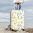 thumbnail image 4 of Uemuo Snake And Cactus Printed Washable Luggage Cover - Fashion Suitcase Protector Fits 18-32 Inch Luggage -, 4 of 9