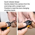 thumbnail image 3 of CWATCUN Cwatcun H81 Premium Leather Camera Wrist Strap for DSLR - Comfortable, Non-Slip, Quick Release, Universal Fit, Grey, 3 of 6
