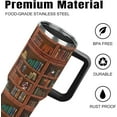 thumbnail image 3 of 40 Oz Book Tumbler with Handle and Straw Lid, Stainless Steel Bookish Tumbler Gifts Mothers Day, Insulated Book Cup Keeps Drinks Hot Cold Ice, Library Mug for Book Lovers Birthday Gift for Women, 3 of 5