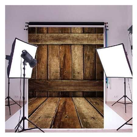 GreenDecor Polyster 5x7ft Rough Big Board Wooden Bred Floor Studio Photo Photography Background Studio Backdrop Props best for Personal Photo, Wall Decor, Baby, Children, Kids (Best Photography Personal Statement)