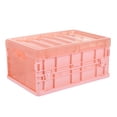 thumbnail image 4 of Boîte de Rangement en Plastique avec Couvercle Organisateur Pliable Contenant Empilable Boîte de Rangement, 4 of 9