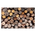 thumbnail image 1 of Tapiz impermeable 3D, cuadro de madera oscura, decoración para colgar en la pared, 180 x 180 cm, n. degree 13 13 madera oscura, 1 of 9