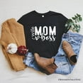 thumbnail image 6 of Wife Mom Boss T-Shirt, Black Casual Tee for Strong and Empowered Mothers, 6 of 7