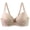 #0350-Khaki, variant on Womens Plus Size Underwire Bra Lightweight Lift Up Anti-Sag Push Up Full Coverage Underwear Size E Cup