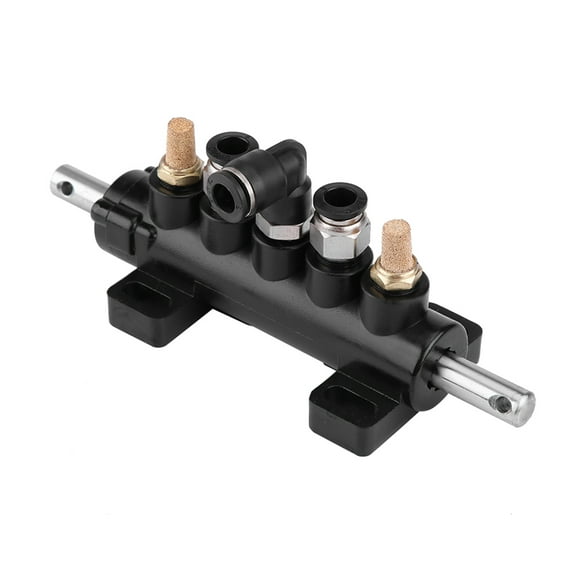 Foot Pedal Air Valve, 8mm OD Pipe Rust Proof Aluminium Alloy Tire Air Control Valve  For Car
