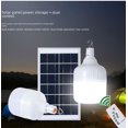 thumbnail image 3 of Lámpara de bombilla solar recargable, puesto de luz en el mercado nocturno, iluminación de emergencia para cortes de energía, tienda de campaña al aire libre, bombilla LED., 3 of 5