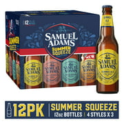 Samuel Adams Summer Squeeze Seasonal Variety Pack Beer 12 Pack, 12 fl. oz. Bottles