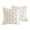 White, variant on Throw Pillow Covers 18x18 Inch Set of 2, Decorative Square Pillowcases, Farmhouse Holiday Cushion Covers for Couch Sofa Living Room Bedroom Outdoor Home Decor
