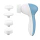 thumbnail image 1 of Juego de cepillos giratorios faciales impermeables con cepillo de limpieza facial con cabezal de 5 cepillos, 1 of 5