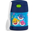 thumbnail image 1 of Tarro de Comida para Niños de Acero Inoxidable THERMOS FUNTAINER de 10 onzas con Cuchara, Baby Shark, 1 of 3