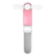 thumbnail image 3 of Mini ventilador de mano para exteriores, senderismo, camping, USB, recargable, portátil, plegable, eléctrico, color rosa AweSitey HA6945-02B, 3 of 6
