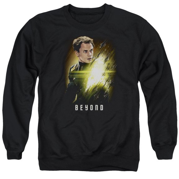 Star Trek Beyond Chekov Poster Adult Crewneck Sweatshirt Black