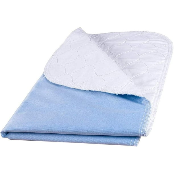 Blue Big Size Washable Bed Pad / XXL Incontinence Underpad 36 X 72