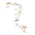 thumbnail image 5 of Rhinestone Flower Bridal Headpiece for 1 Comb Elegant Wedding Accessories, 5 of 5