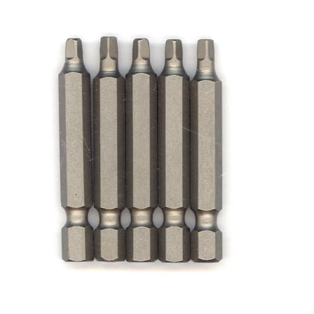 Bosch 2 Inch Square Recess R2 Power Bits 5 Piece