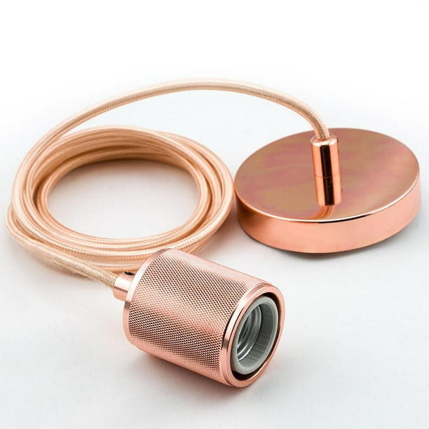 Fantado Diamond SoHo Metal Rose Gold Hardwire Ceiling Pendant Light