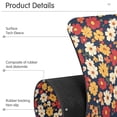 thumbnail image 4 of Yayeee Faucet Mat for Kitchen Sink 14.7" Diatomite Long Splash Guard Pad, Red Floral, 4 of 7