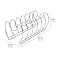 thumbnail image 5 of iDesign Classico Steel Kitchen Pot and Pan Rack Organizer, 13-Inch, Chrome, 5 of 6