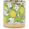 thumbnail image 2 of Yankee Candle Iced Berry Lemonade Large 3-Wick Signature Candle with a Lemons and Flowers Metal Jar Candle Holder 2 pc Set, 2 of 3