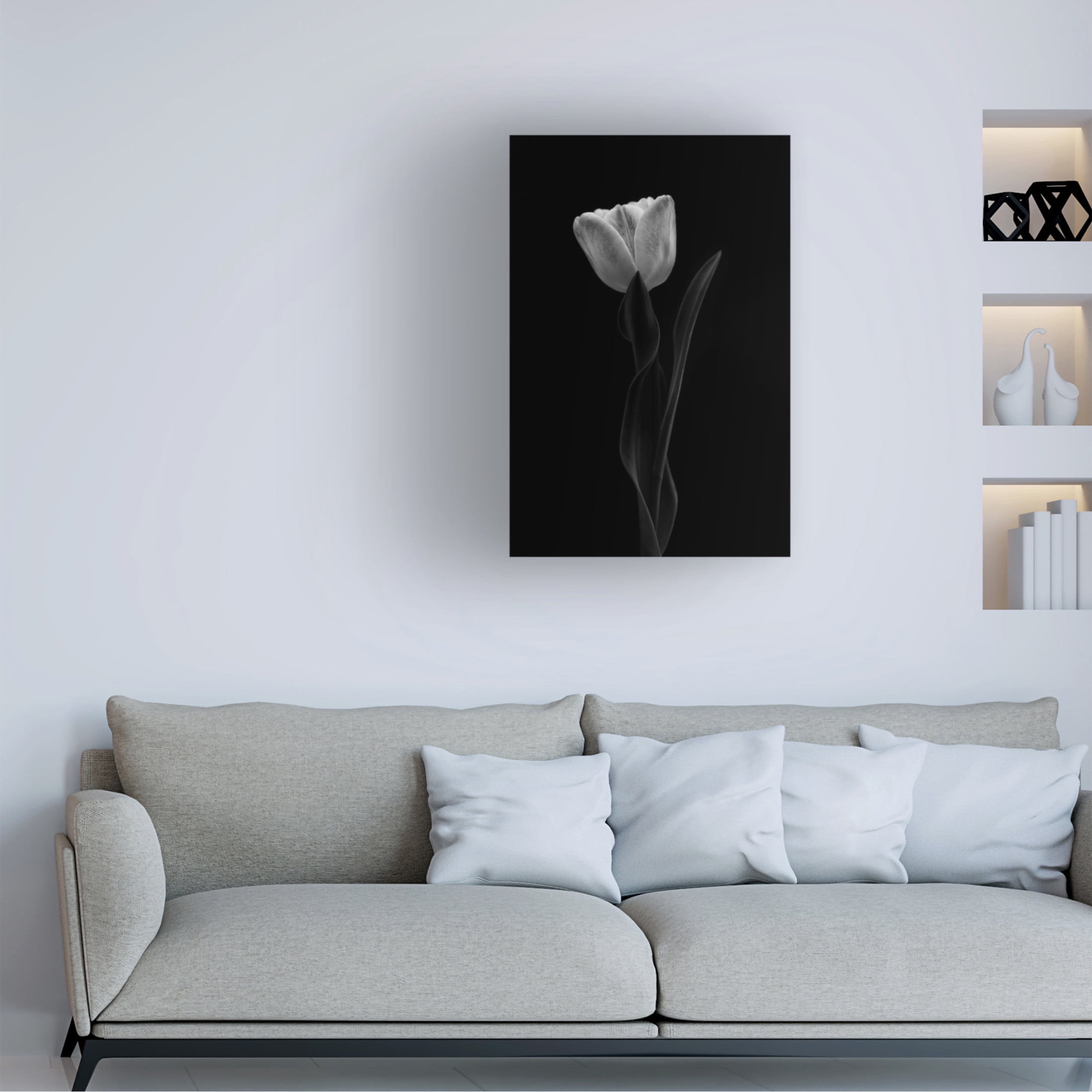 Canvas Wall Art - Lotte Gronkjar 'Tulip' Wall Art for Living Room, Bedroom, or Office Décor by Trademark Fine Art - 22 x 32 Inches