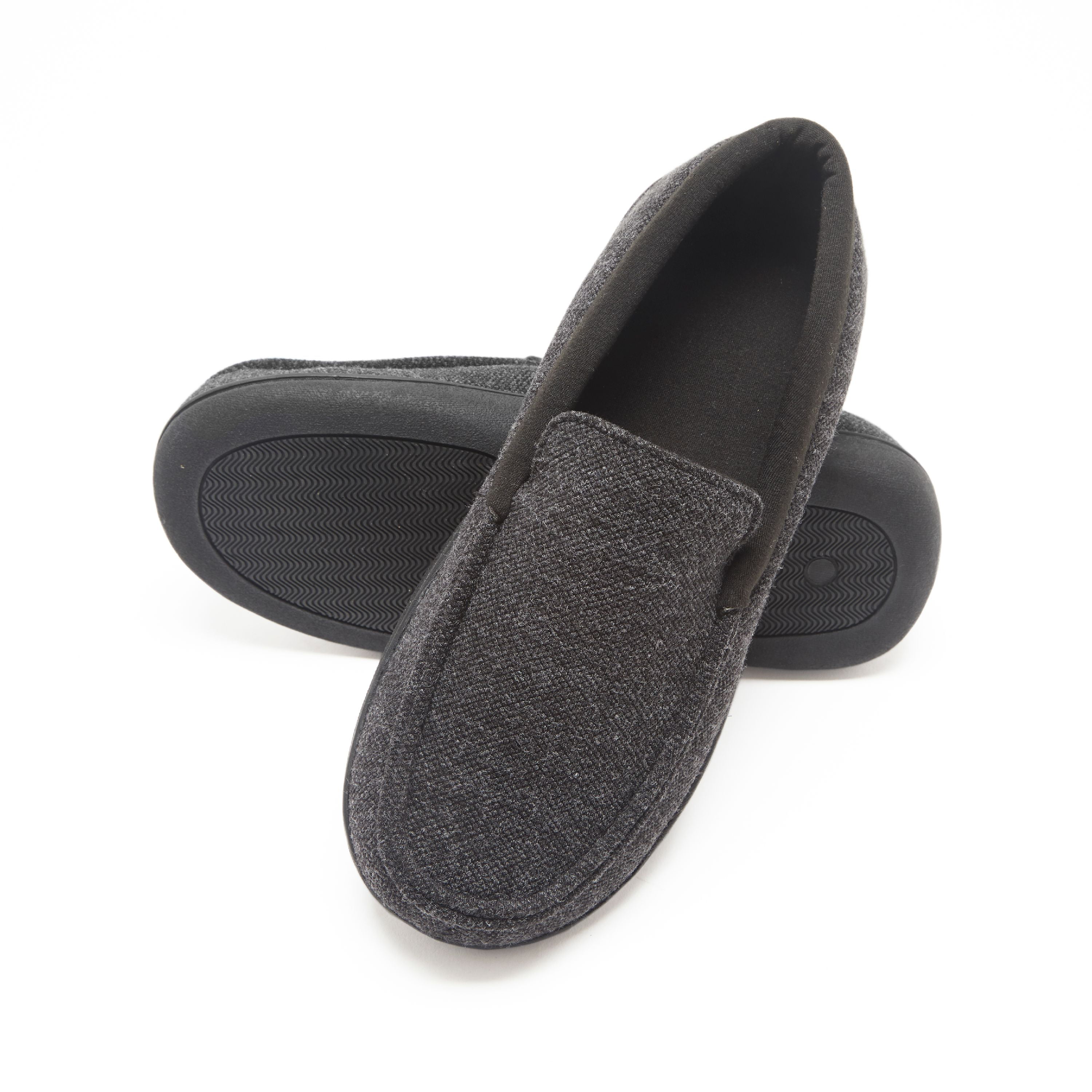 mens moccasin bedroom slippers