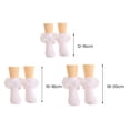 thumbnail image 6 of Mosey 1 Pair Children Socks Lolita Princess Style Floral Lace Decor Solid Color Soft Breathable Elastic Anti-slip Ballet Dancing Performance Socks, 6 of 8