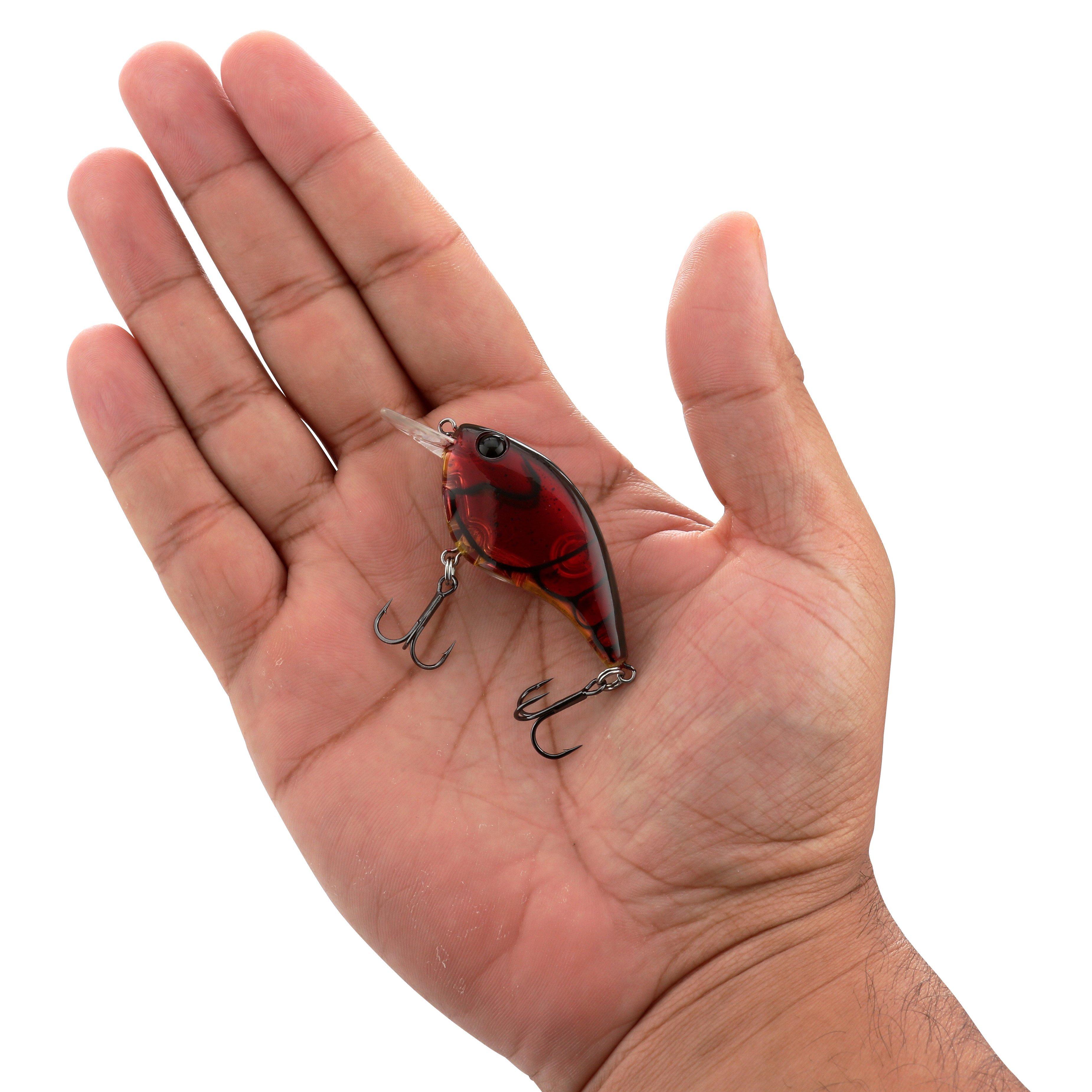 Berkley Clickin’ Frittside Fishing Lure, Ghost Red Craw, 5 Junior (1/4 oz)