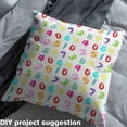 thumbnail image 2 of Castle Fairy Colorful Numbers Fabric by the Yard 1 Yard,Kawaii Cute Home Decor Fabric by the Yard,Math Theme Room Decor Fabric by the Yard,Breathable Cartoon Home Decor, 2 of 6